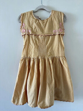 LALi Girls Gingham Dress Size 8Y Like New